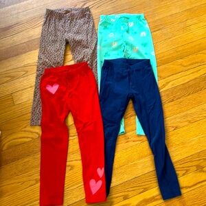 Cat & Jack Size 4/5 Leggings (Lot of 4)